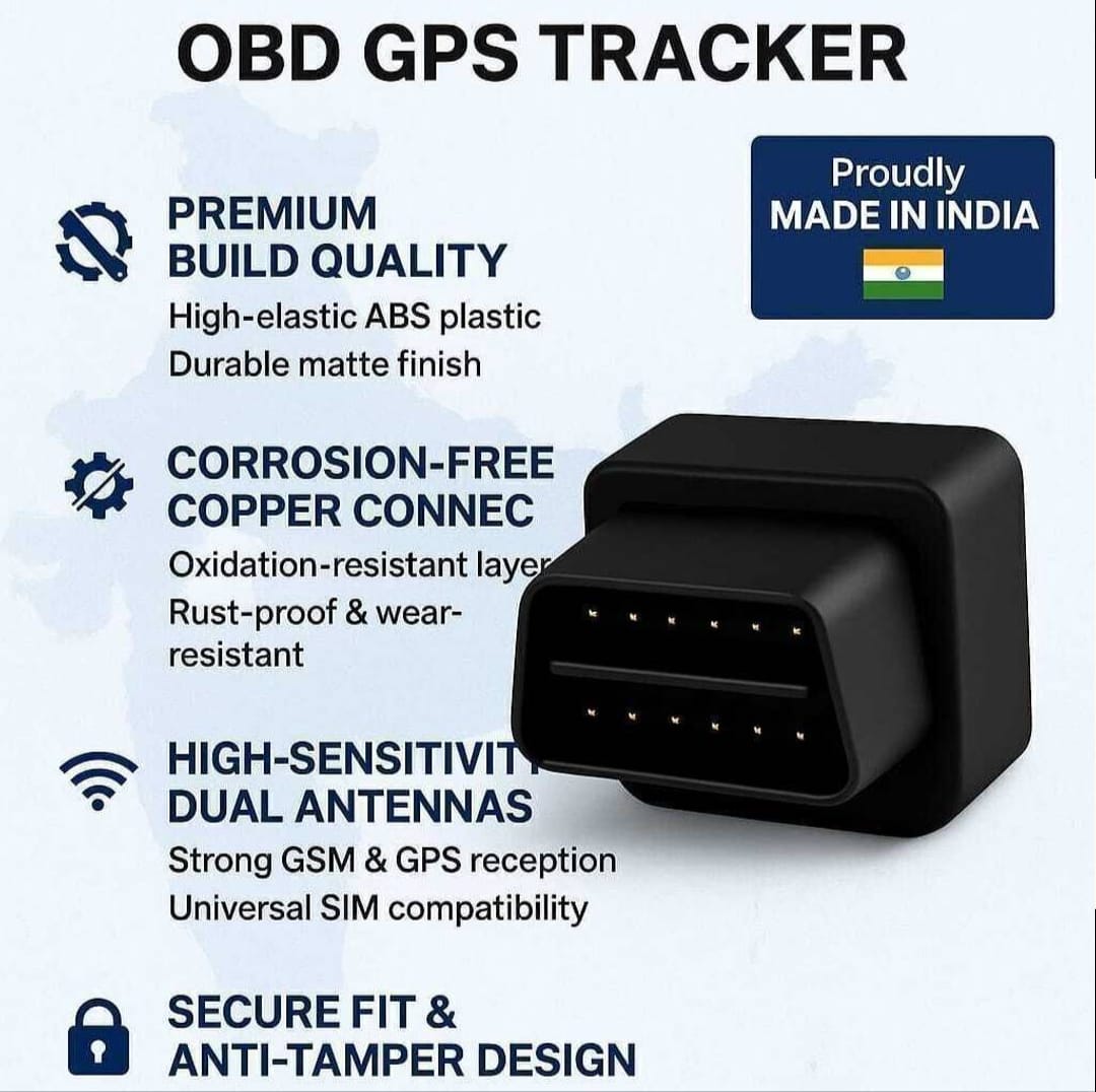 OBD Pro Plug and Play GPS Device with Vehicle Diagnostics - Trackfy